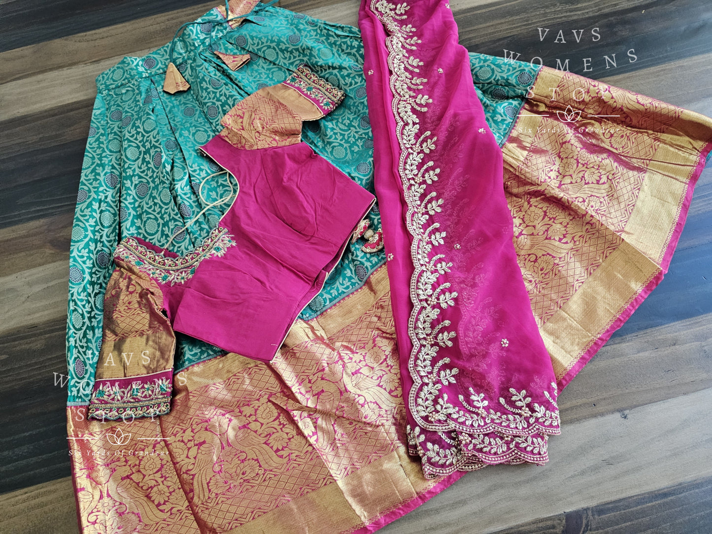 Traditional Half Saree Set