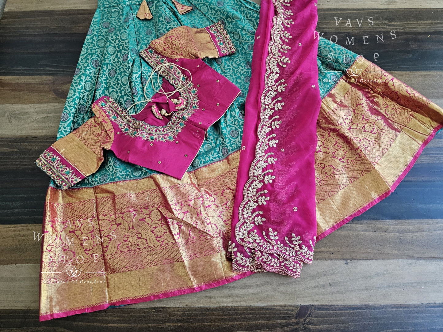 Traditional Half Saree Set