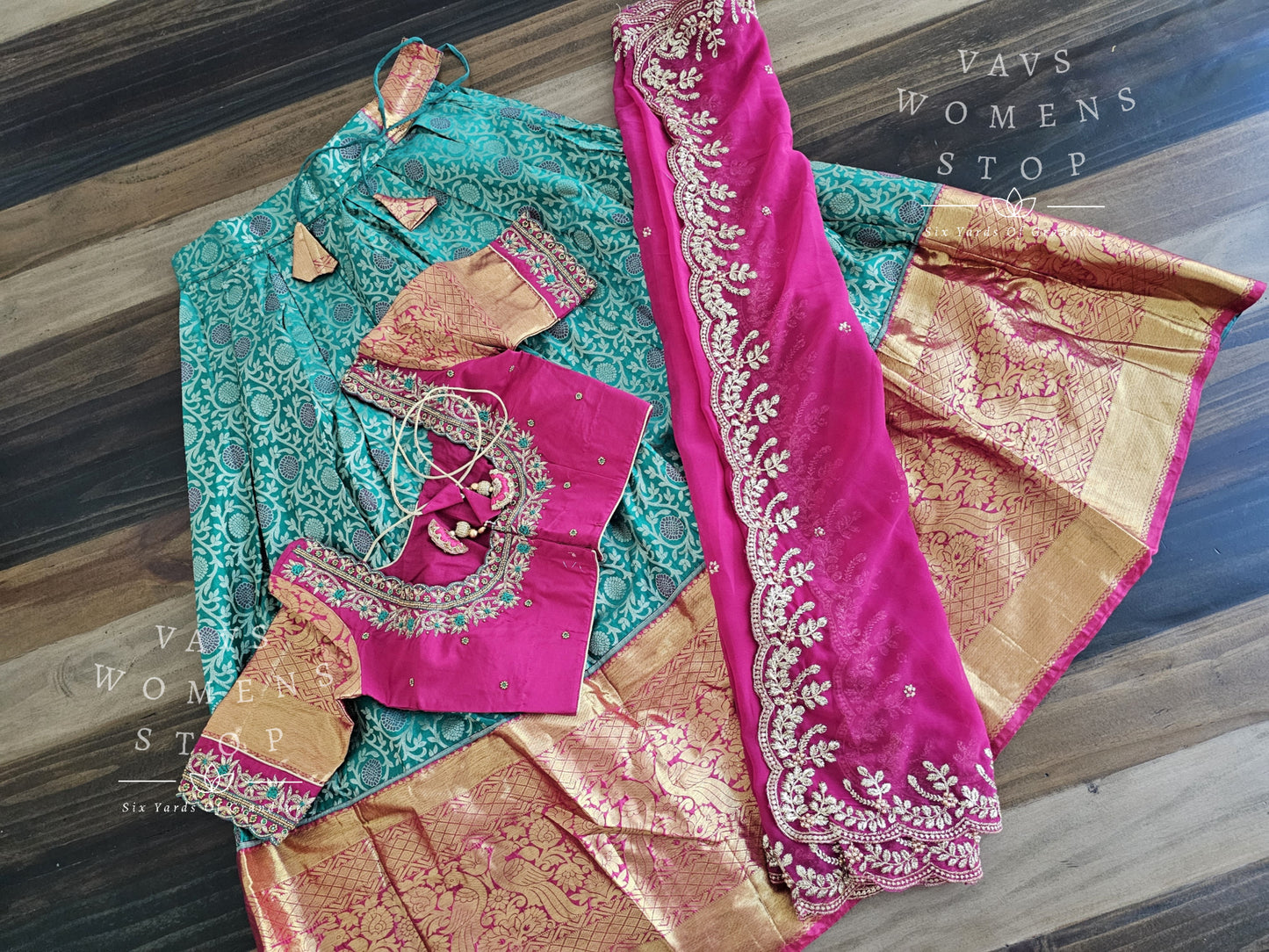 Traditional Half Saree Set