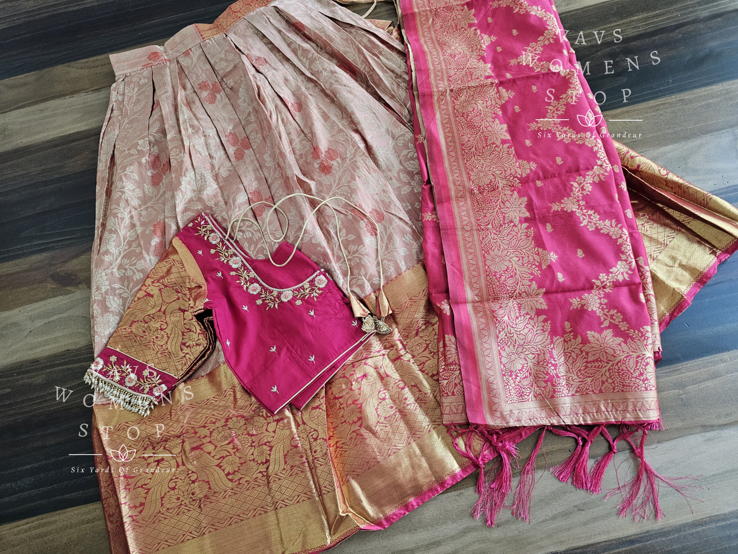 Traditional Half Saree Set