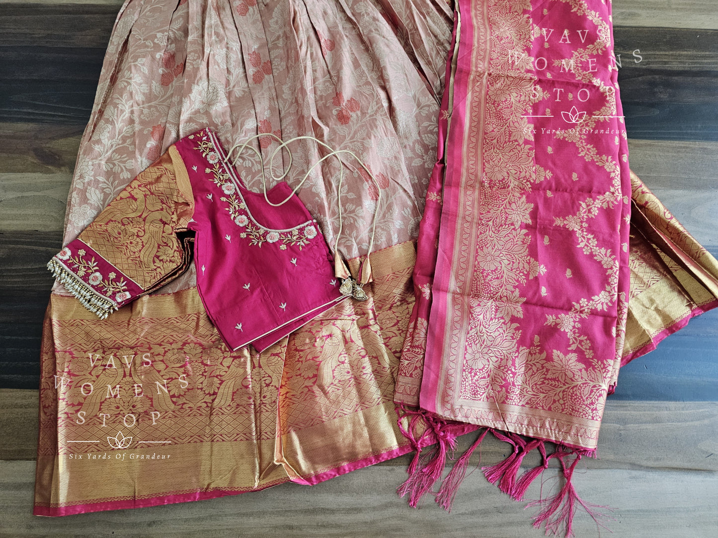 Traditional Half Saree Set