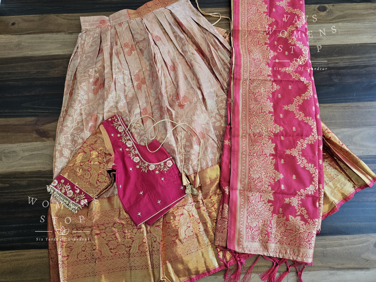 Traditional Half Saree Set