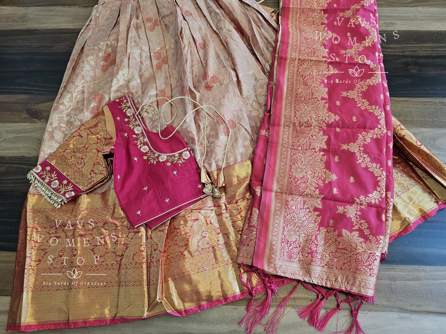 Traditional Half Saree Set