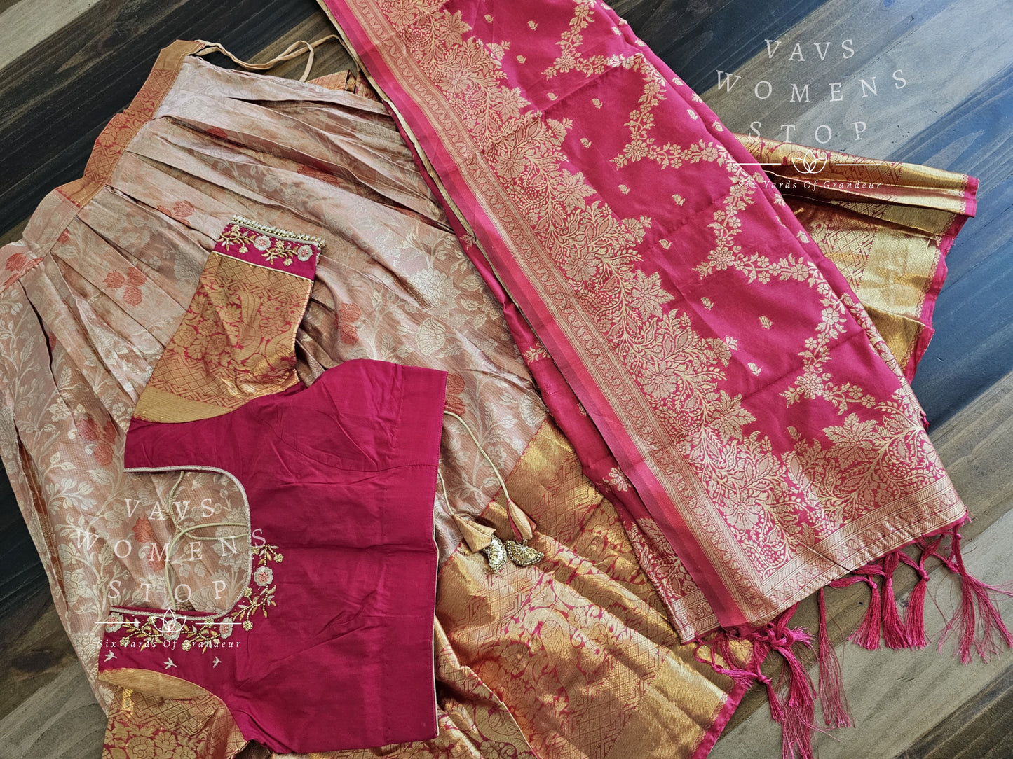 Traditional Half Saree Set