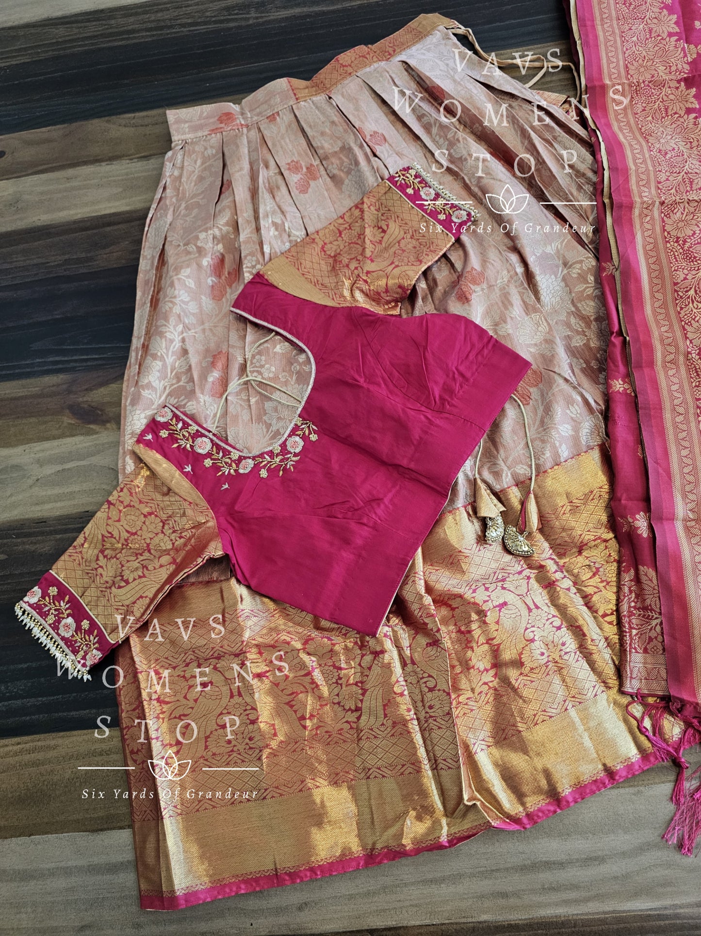 Traditional Half Saree Set