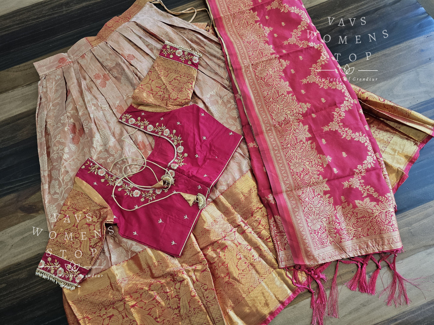 Traditional Half Saree Set