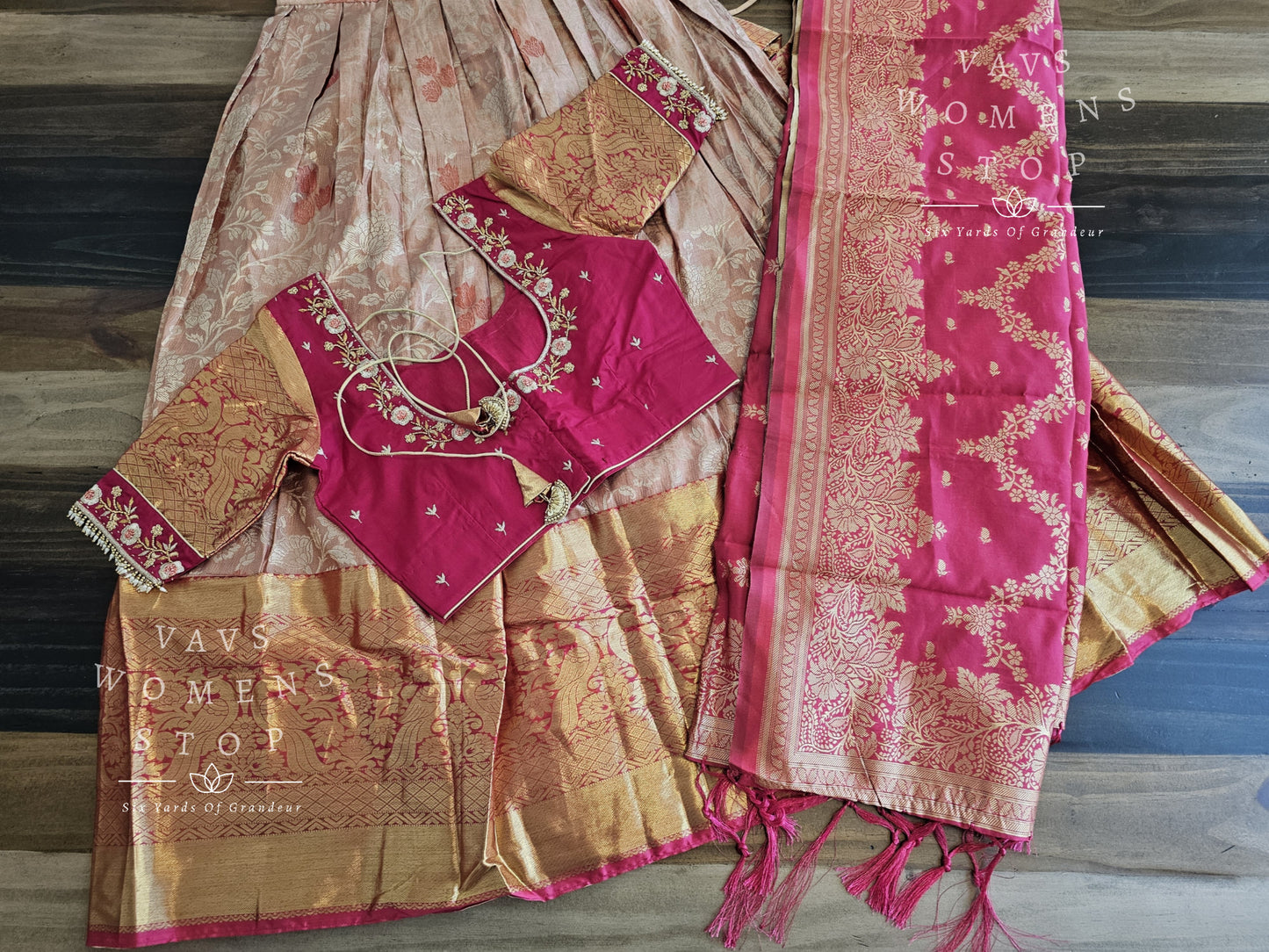 Traditional Half Saree Set