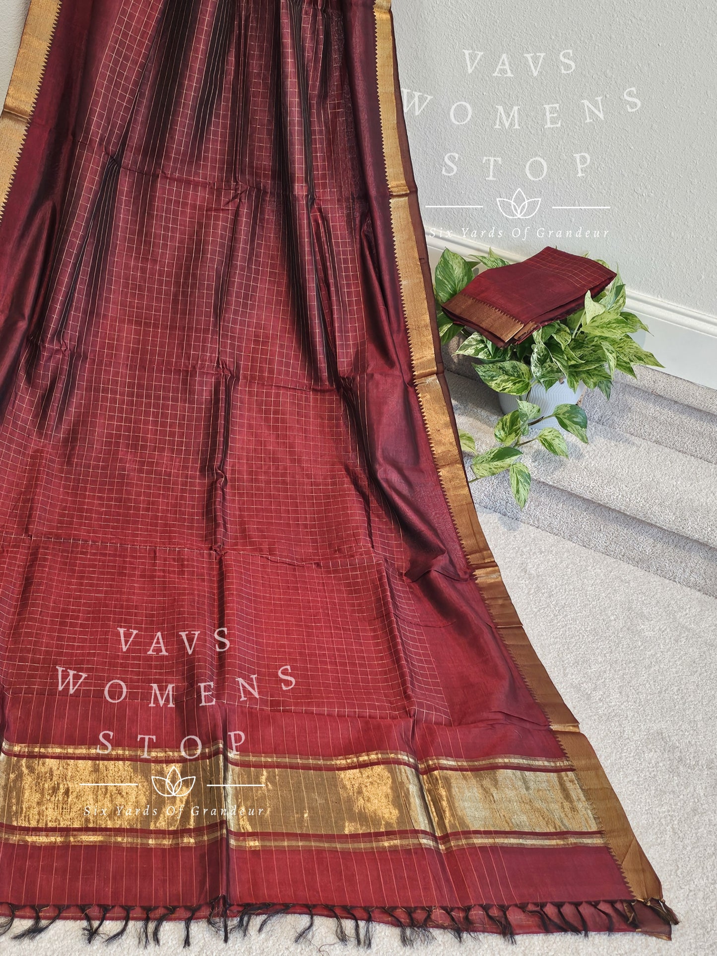 Mangalagiri Pattu Silk Cotton Handloom Saree