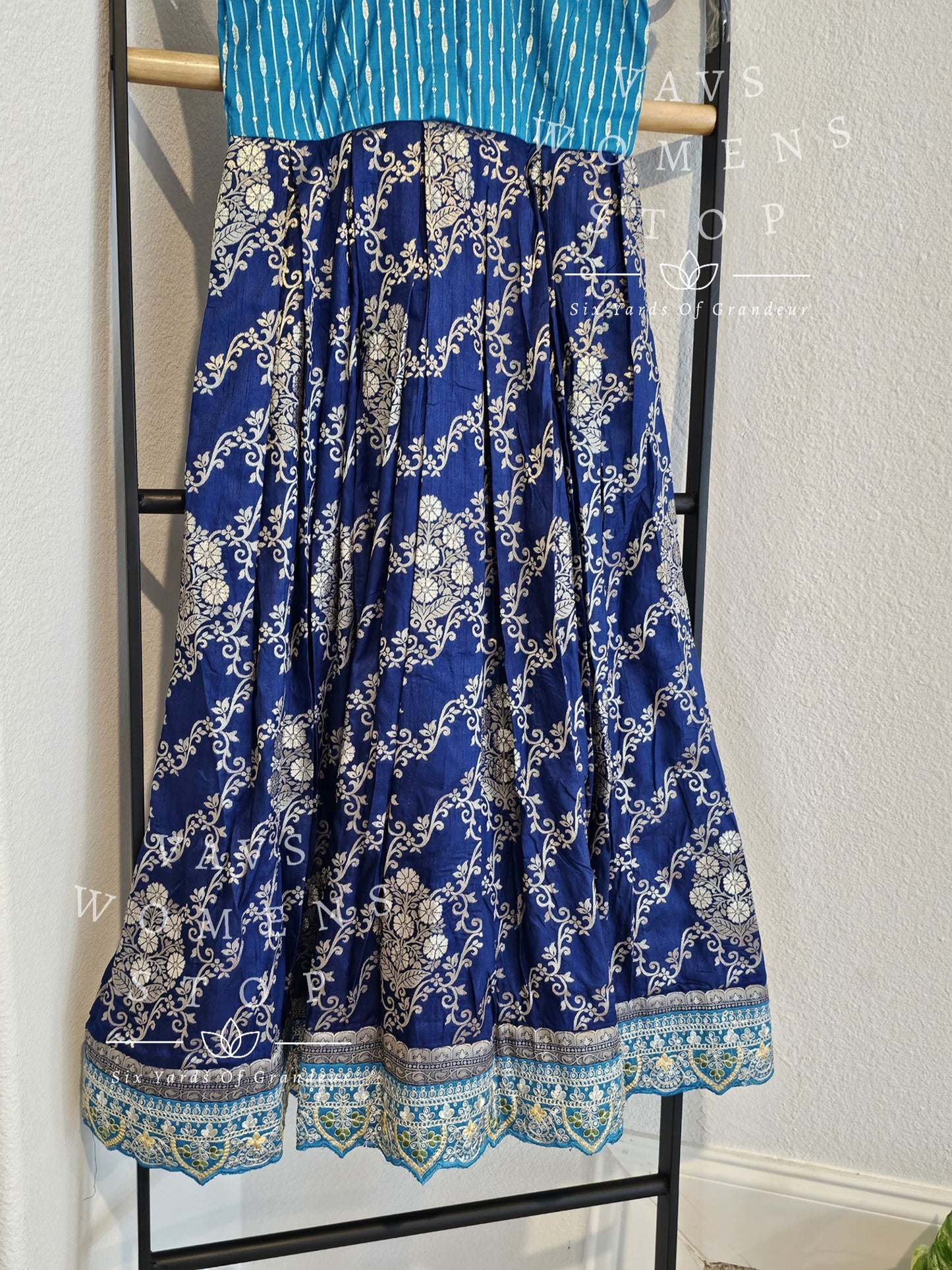 Designer Dola Benarasi Long Frock