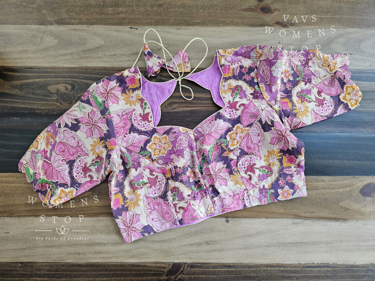 Floral Embroidery Blouse