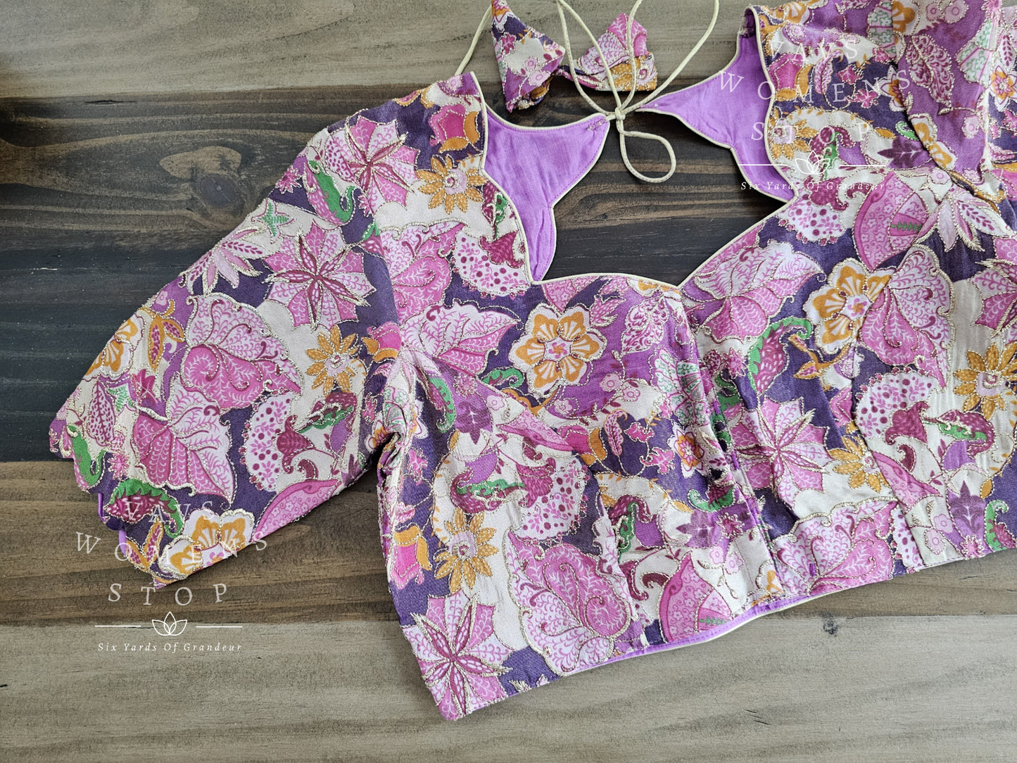 Floral Embroidery Blouse