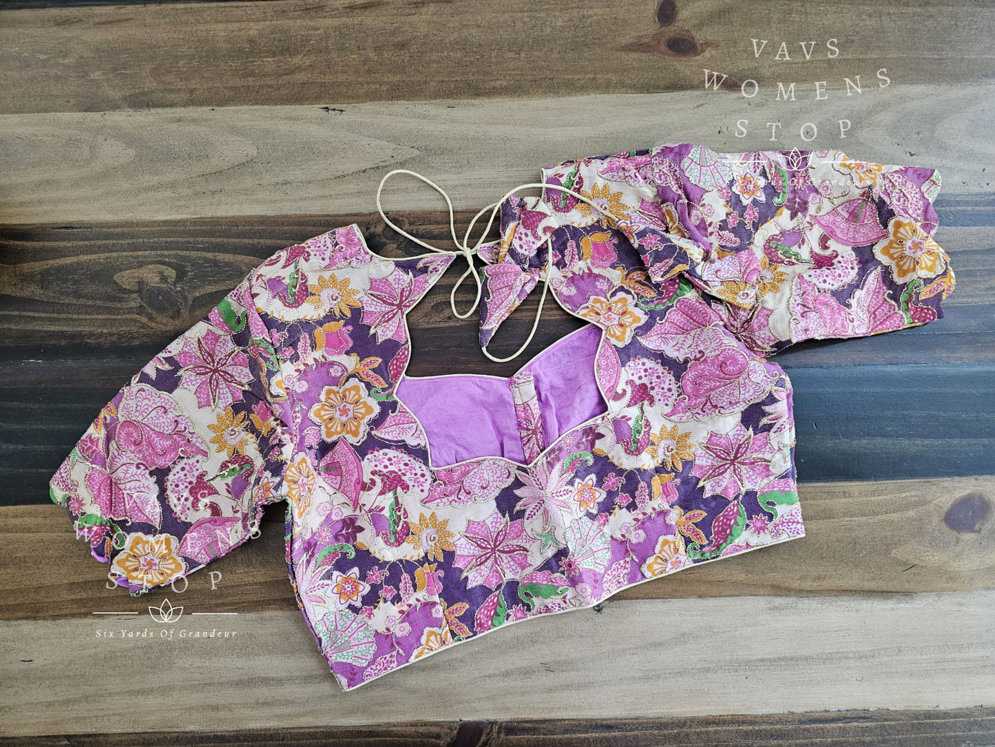 Floral Embroidery Blouse