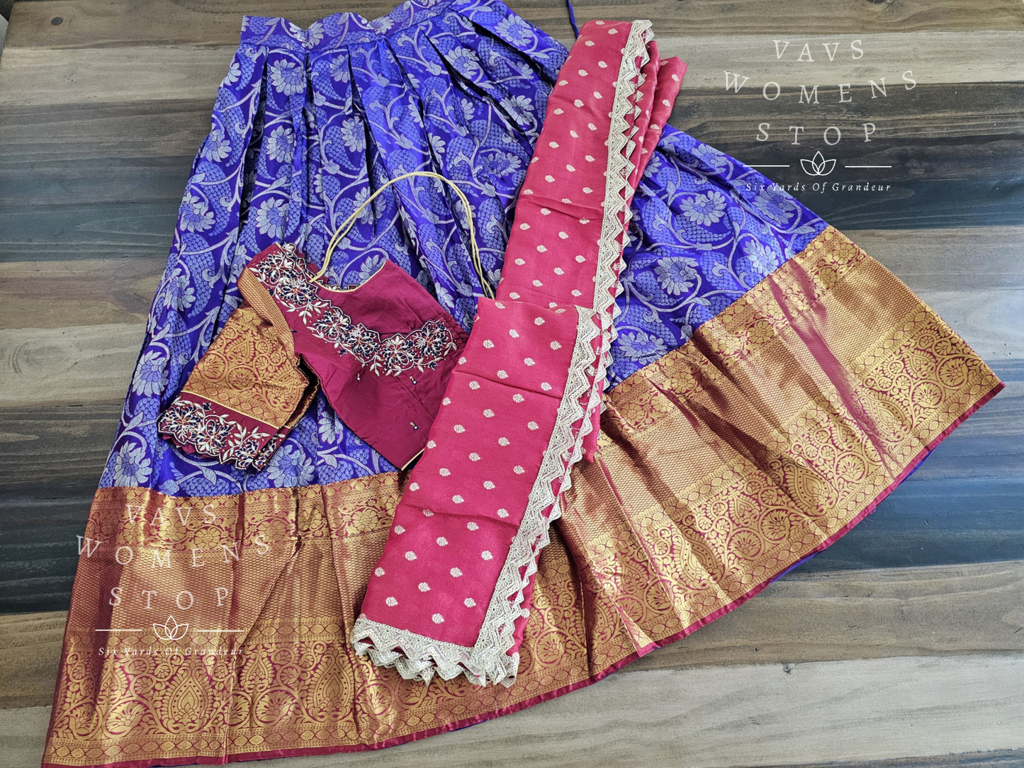 Traditional Half Saree Set