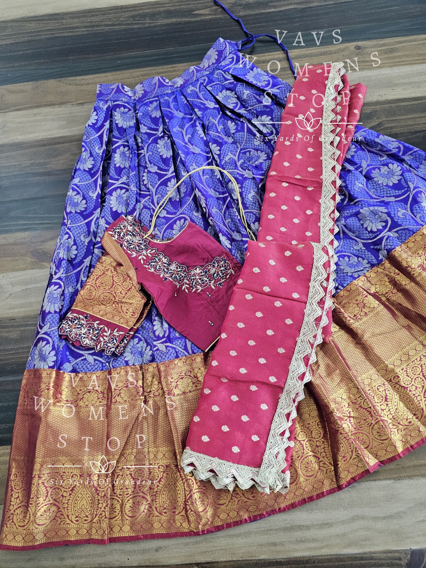 Traditional Half Saree Set