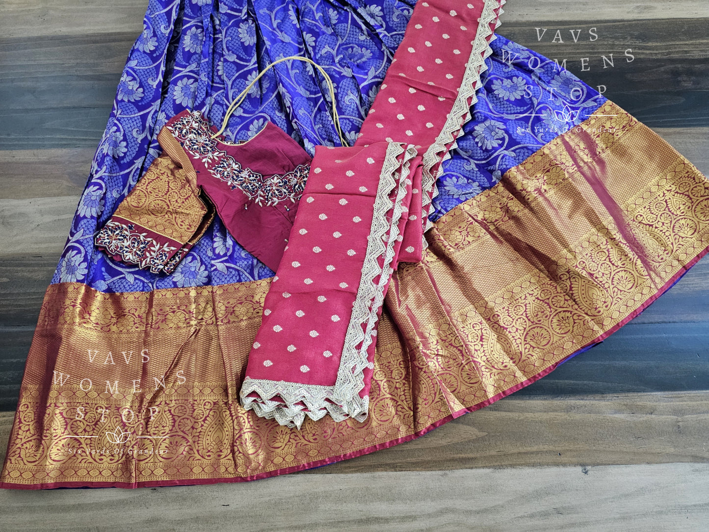 Traditional Half Saree Set