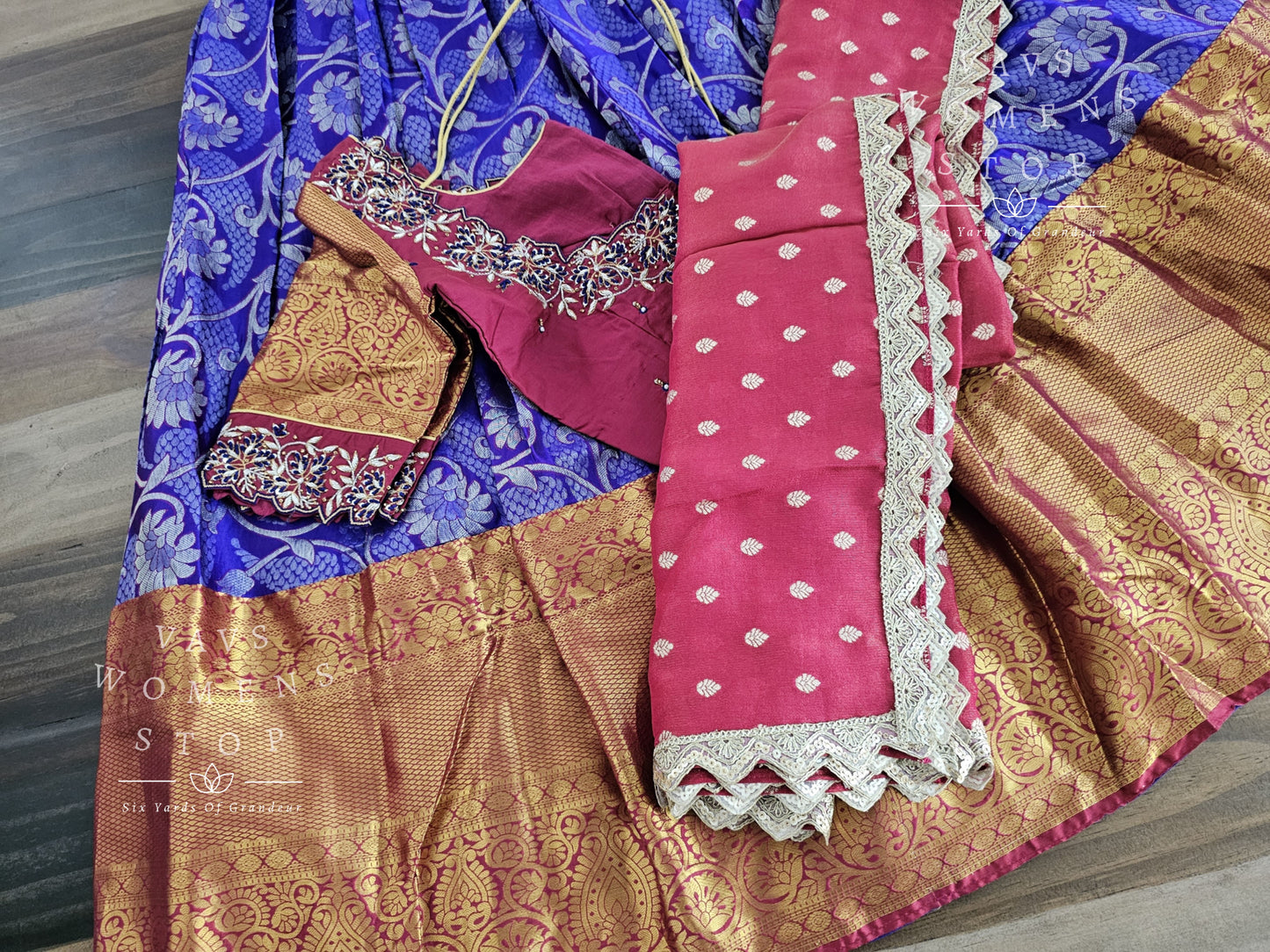 Traditional Half Saree Set