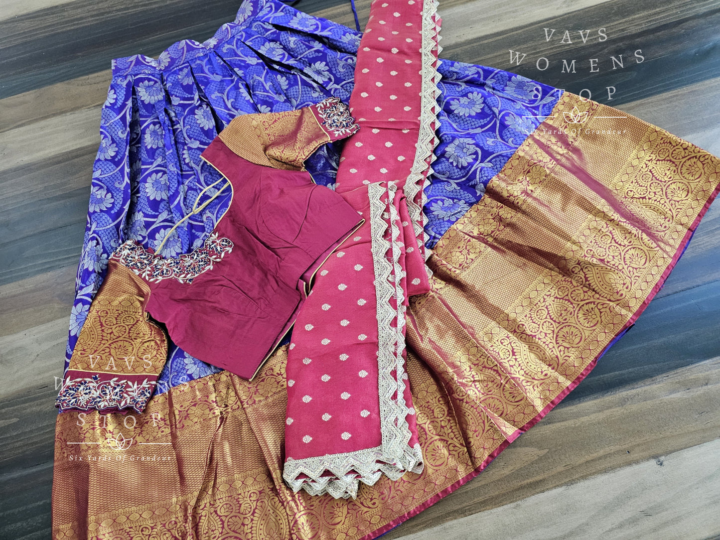 Traditional Half Saree Set