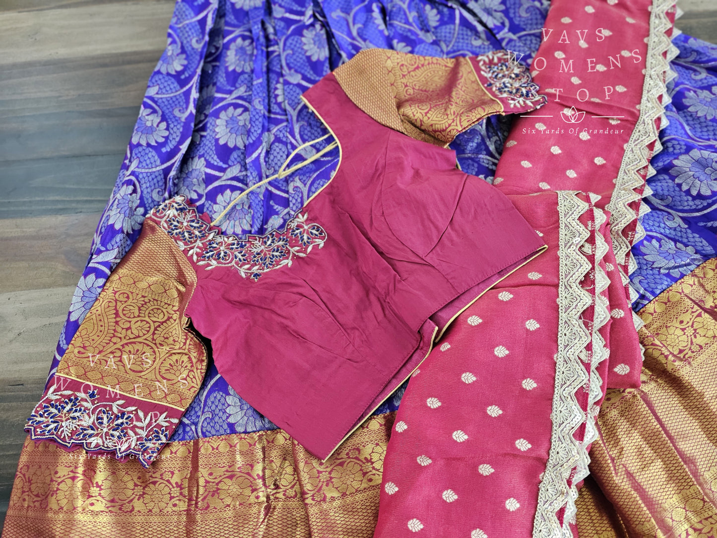 Traditional Half Saree Set