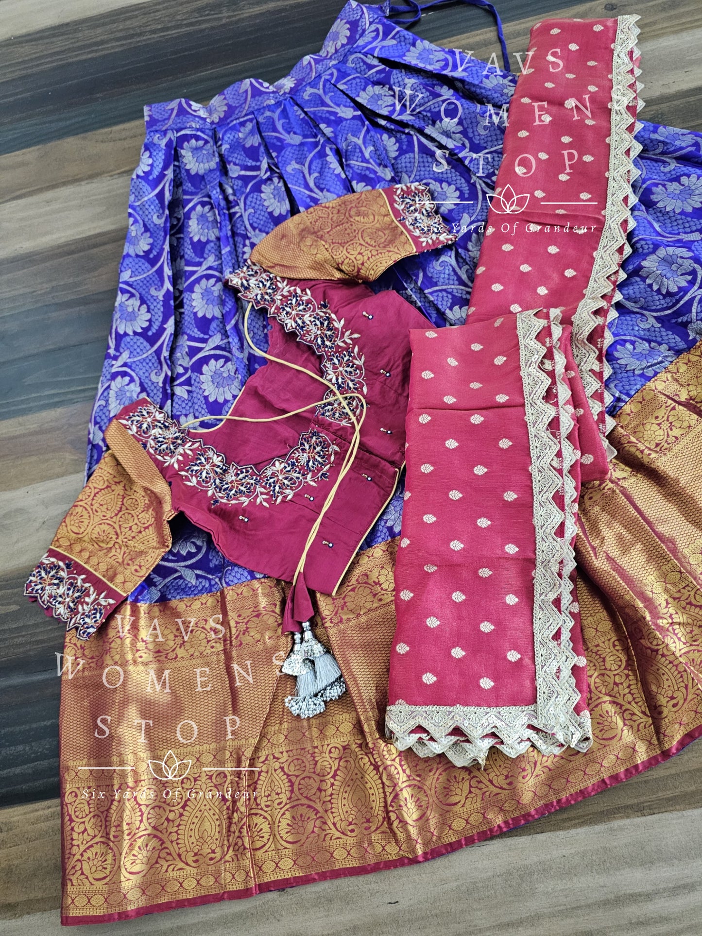 Traditional Half Saree Set