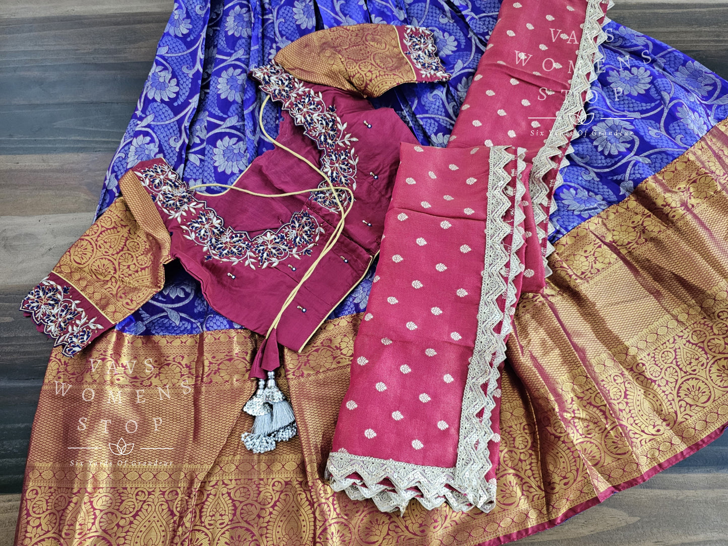 Traditional Half Saree Set