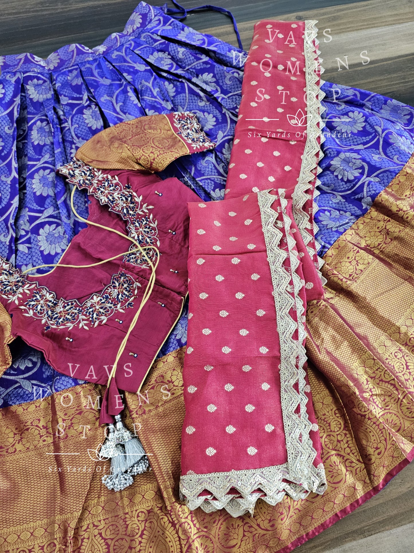 Traditional Half Saree Set