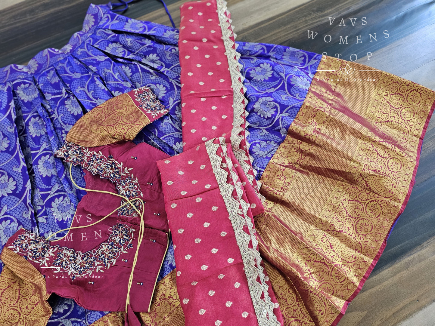 Traditional Half Saree Set