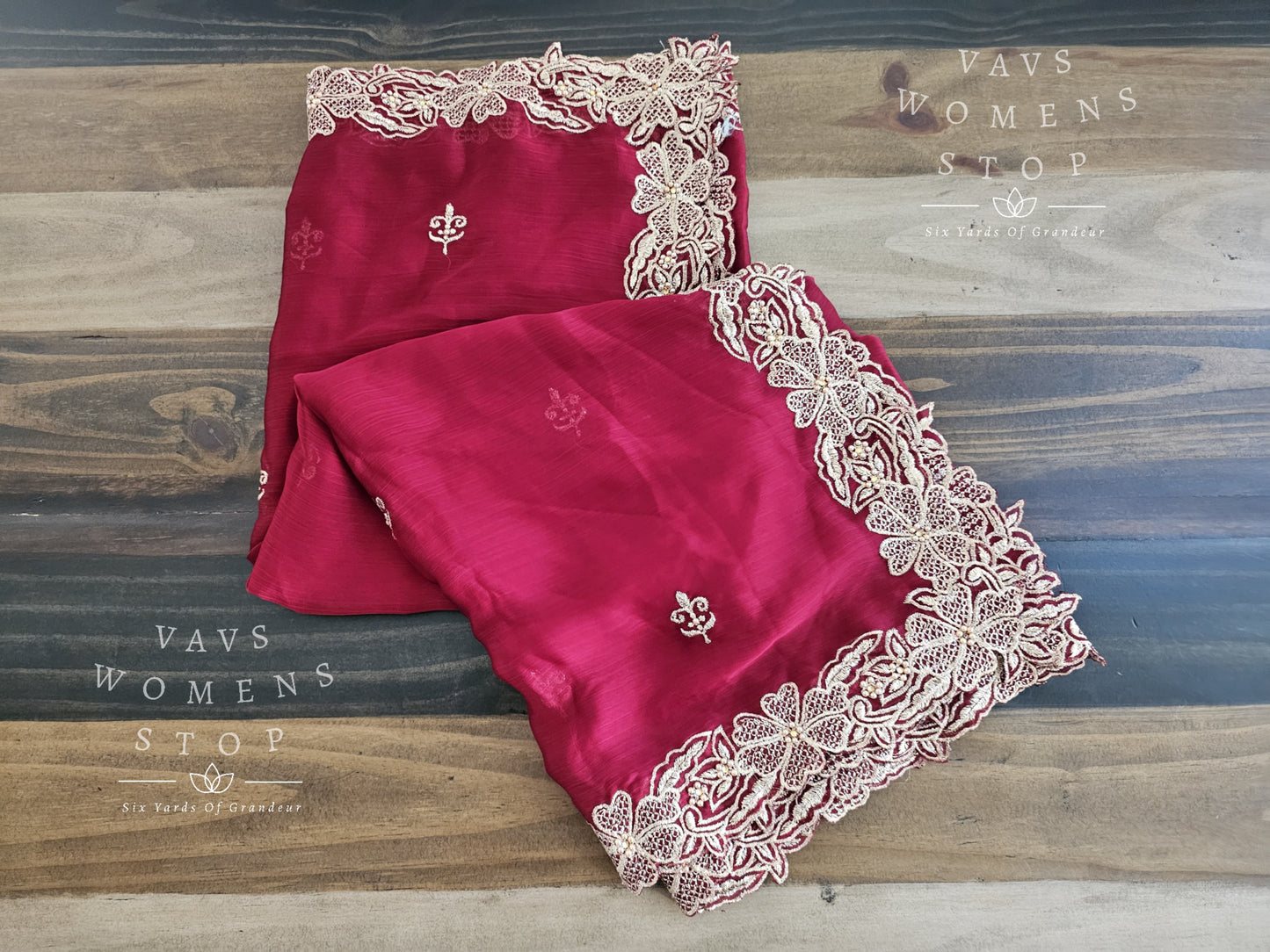 Soft Georgette Cutwork Duppata