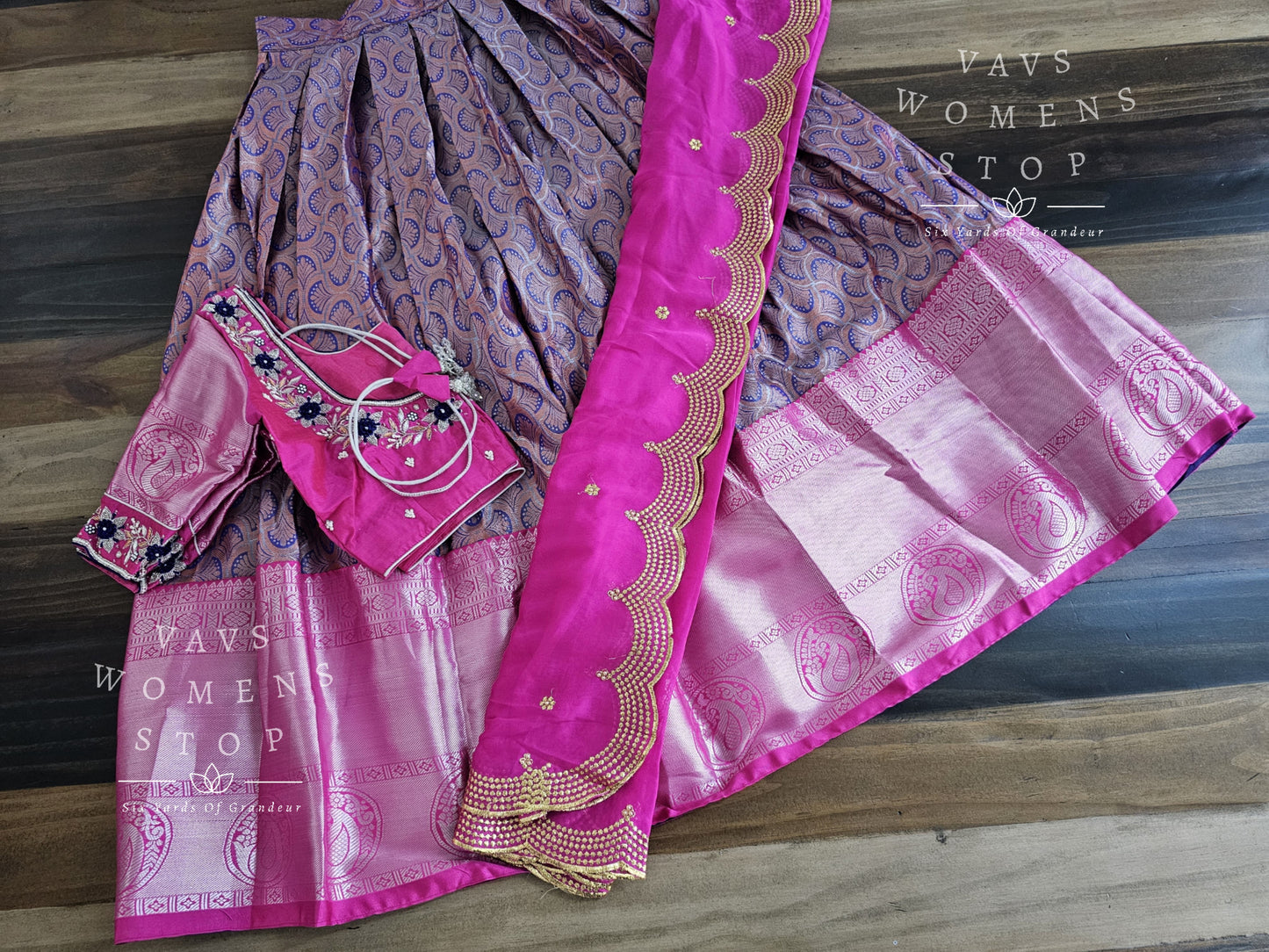 Traditional Half Saree Set