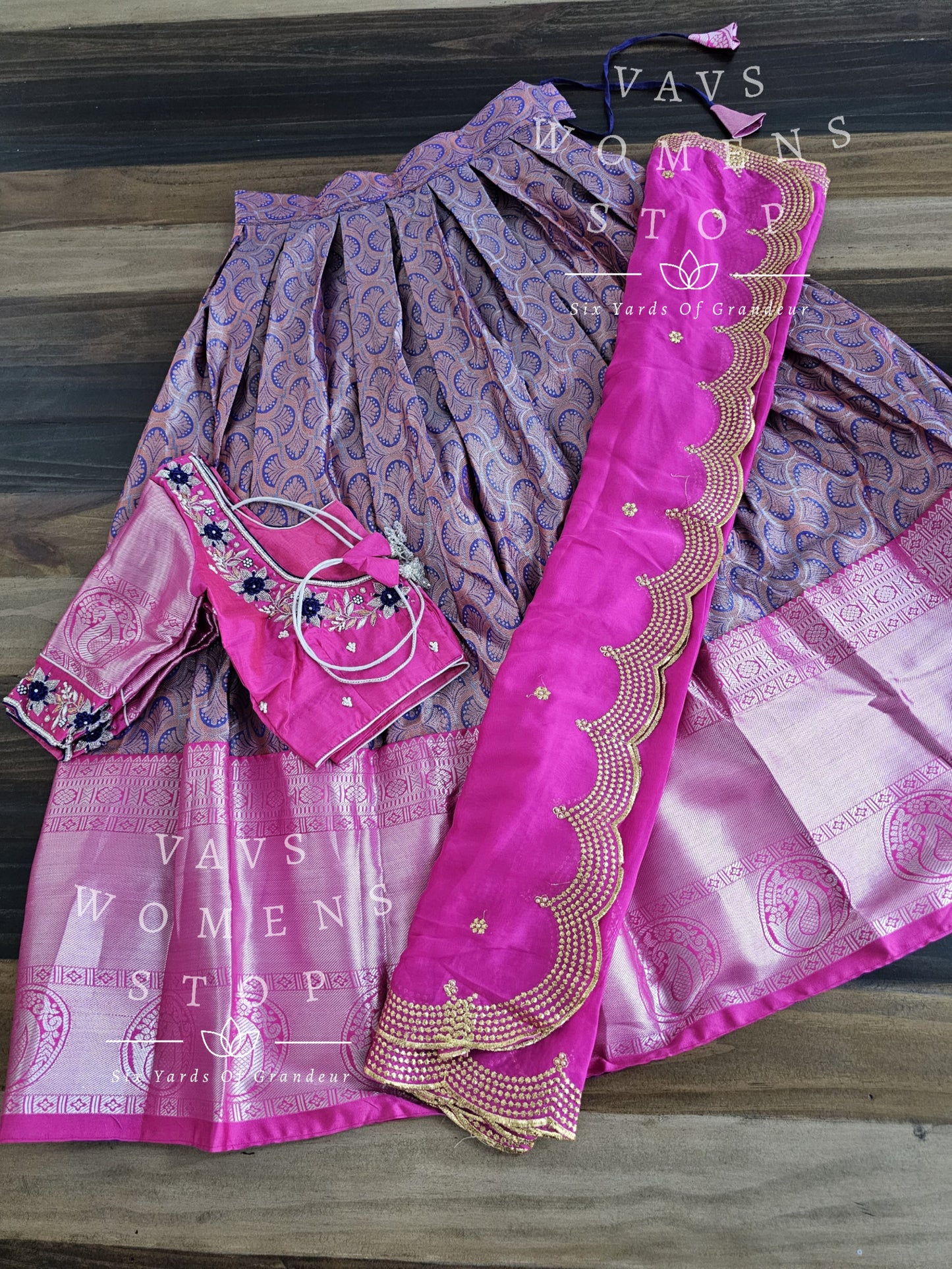 Traditional Half Saree Set