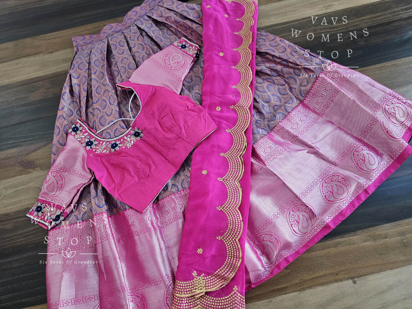 Traditional Half Saree Set