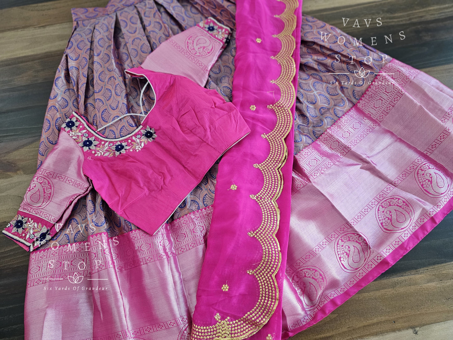 Traditional Half Saree Set