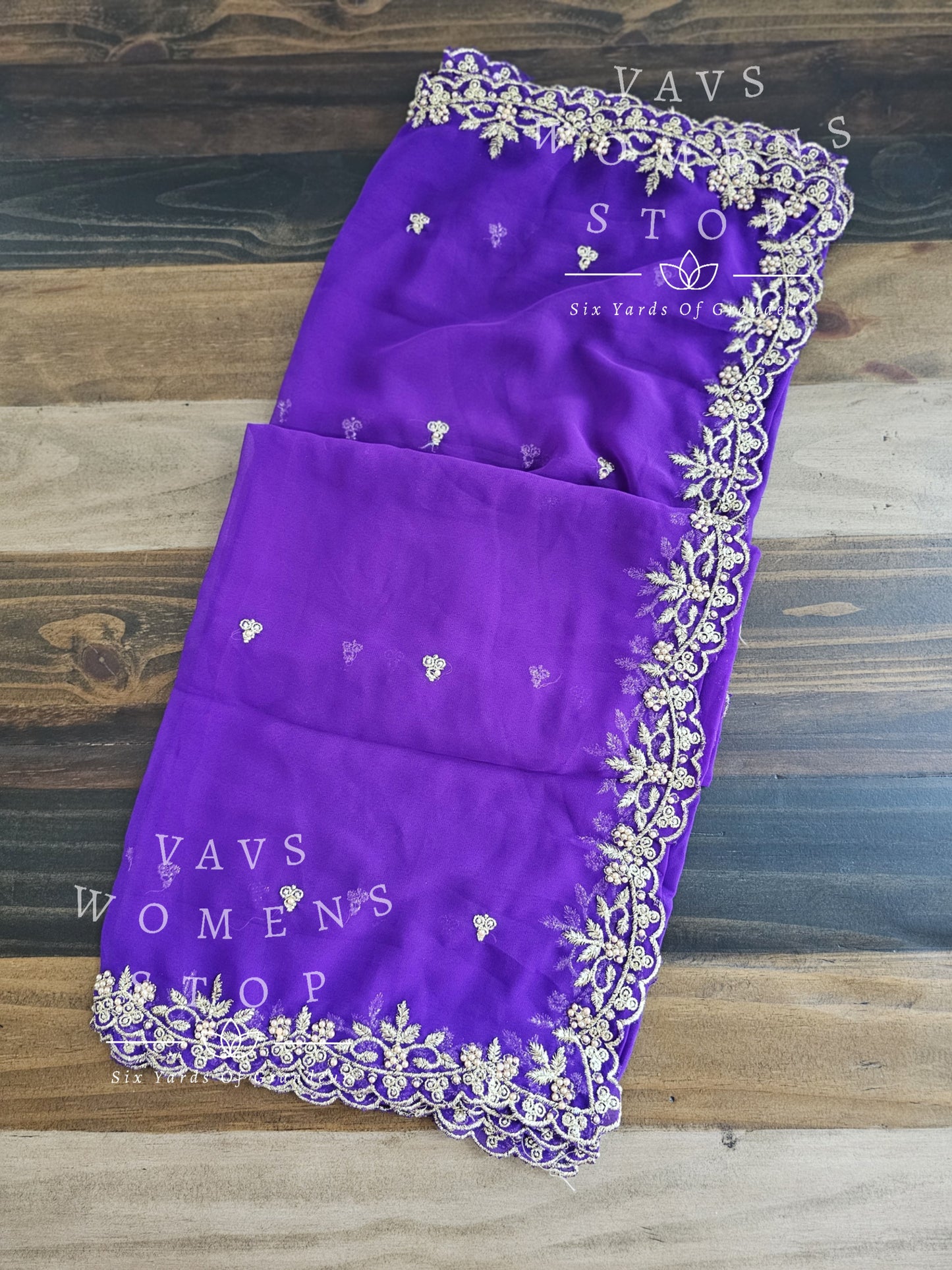 Soft Georgette Cutwork Duppata