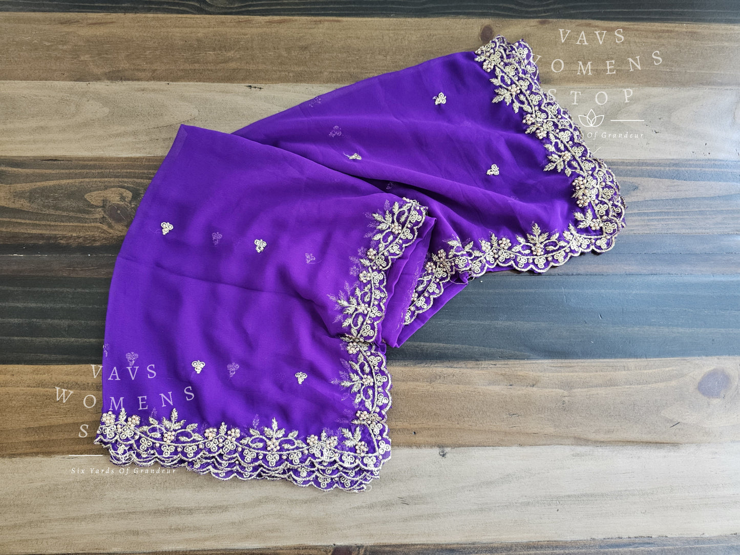 Soft Georgette Cutwork Duppata