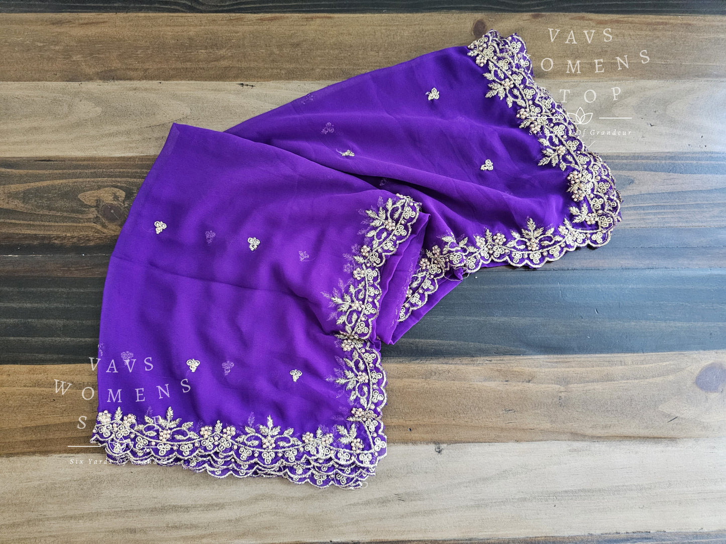 Soft Georgette Cutwork Duppata