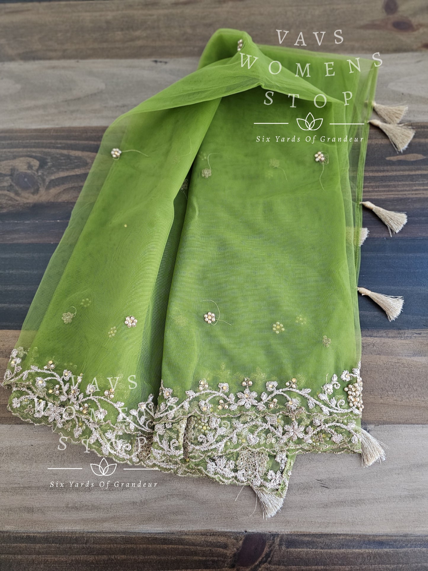 Soft Net Cutwork Duppata