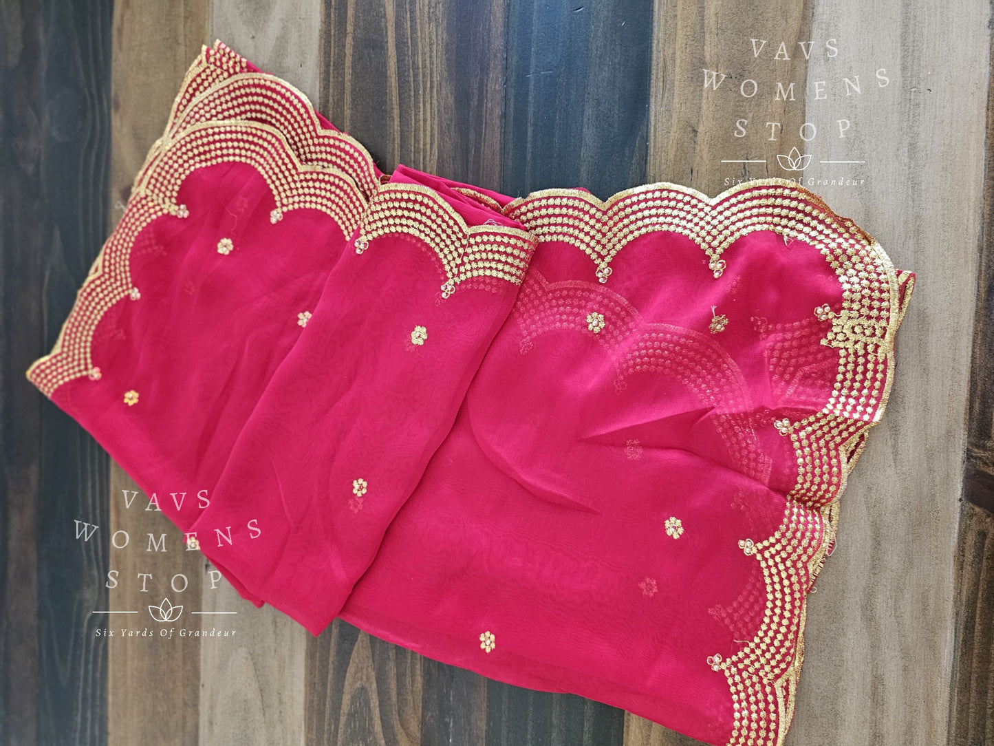 Soft Chinon Cutwork Duppata