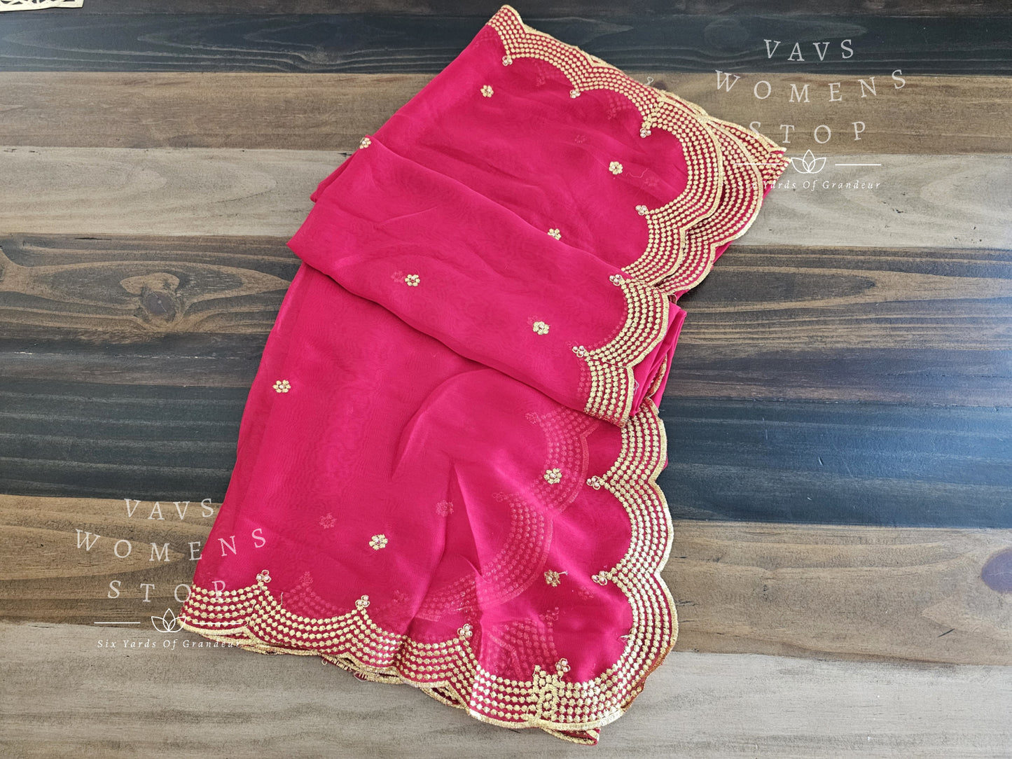 Soft Chinon Cutwork Duppata