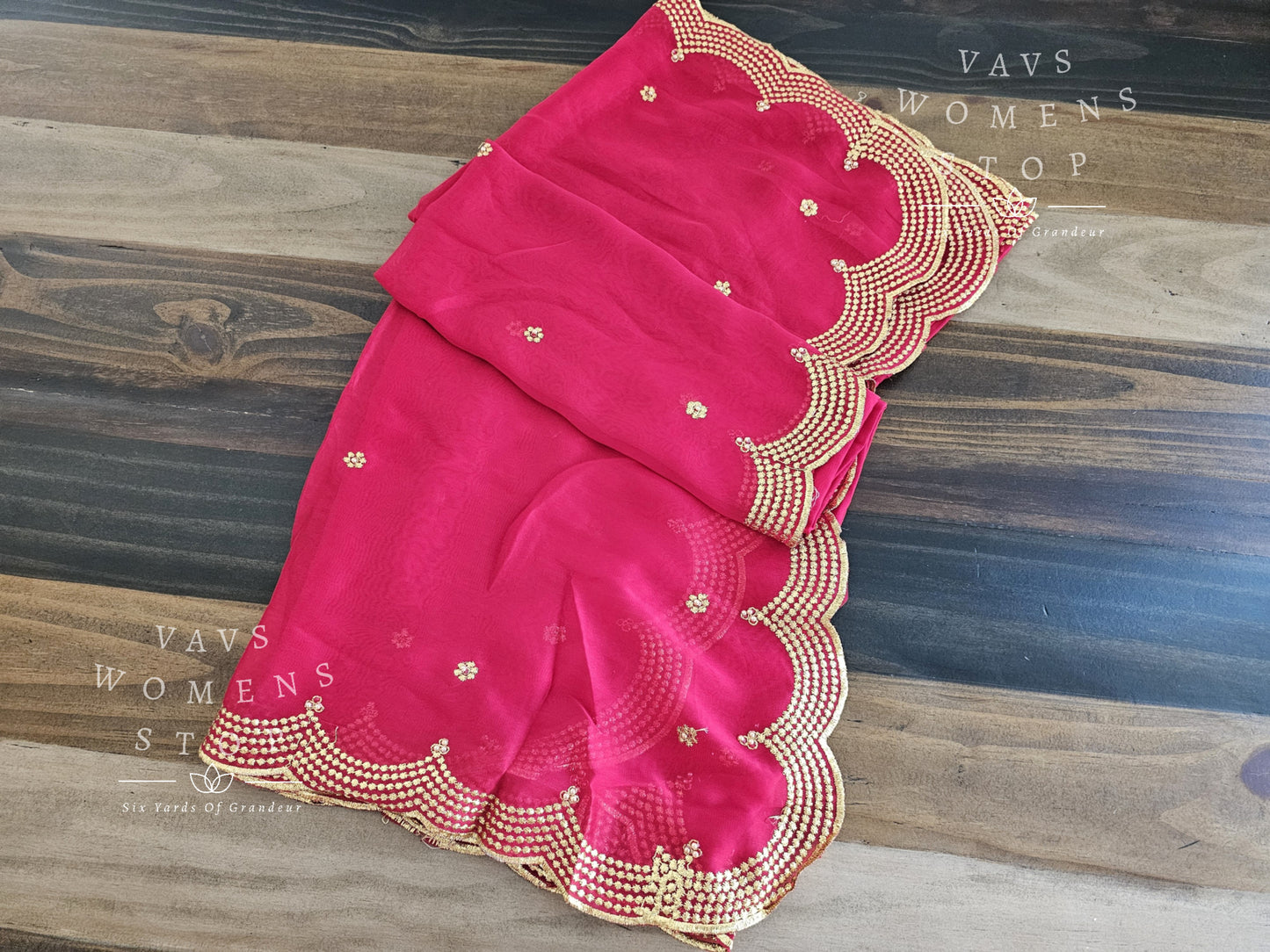 Soft Chinon Cutwork Duppata