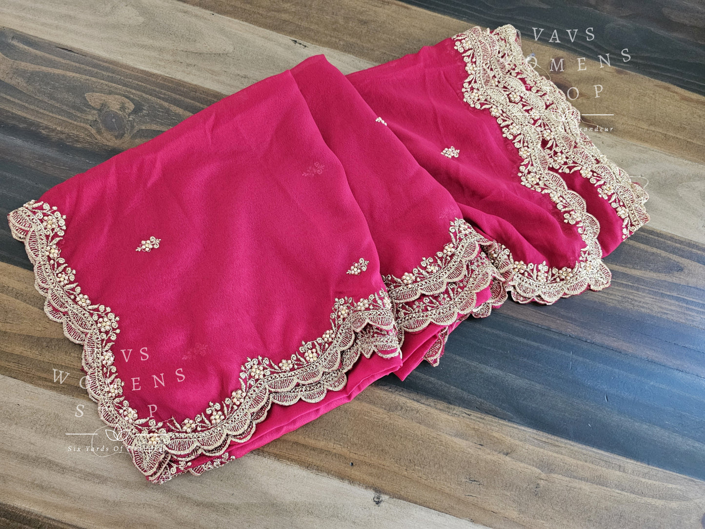 Soft Chinon Cutwork Duppata