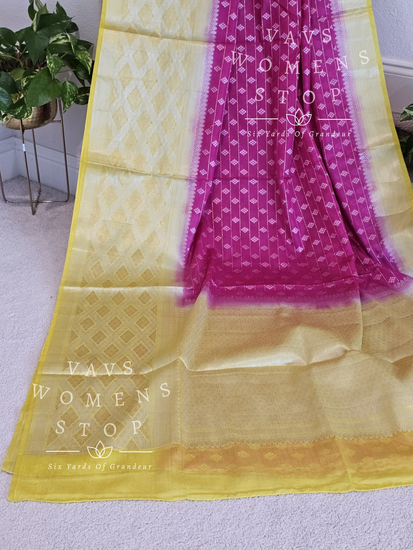 Fancy Warm Silk Saree - Blouse