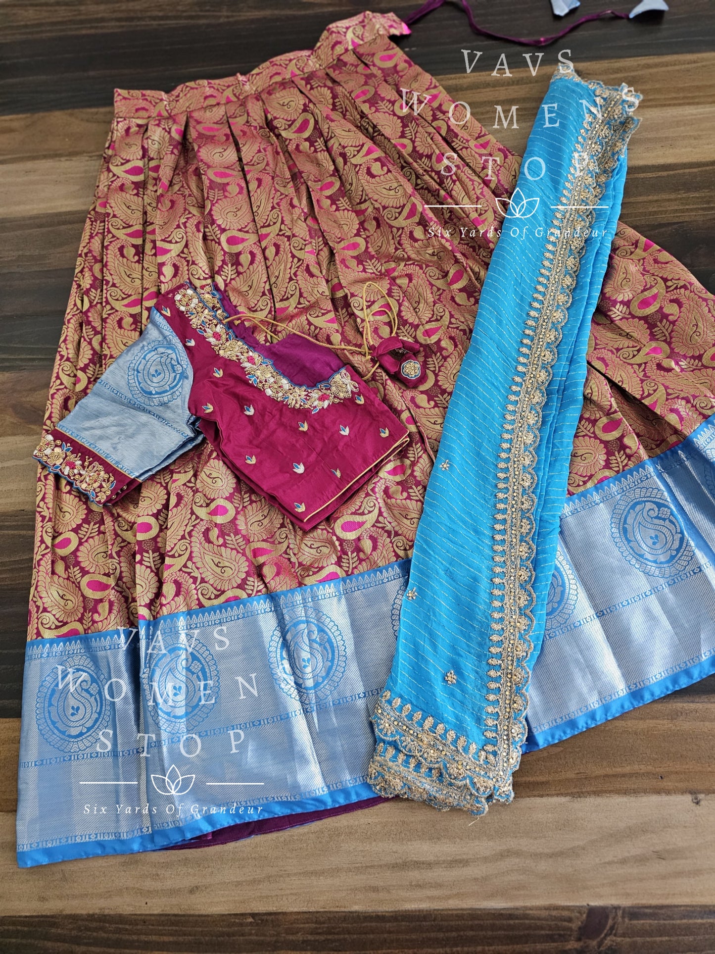 Traditional Half Saree Set