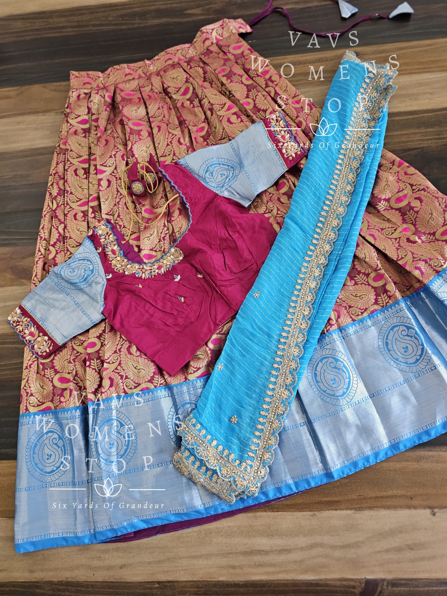 Traditional Half Saree Set