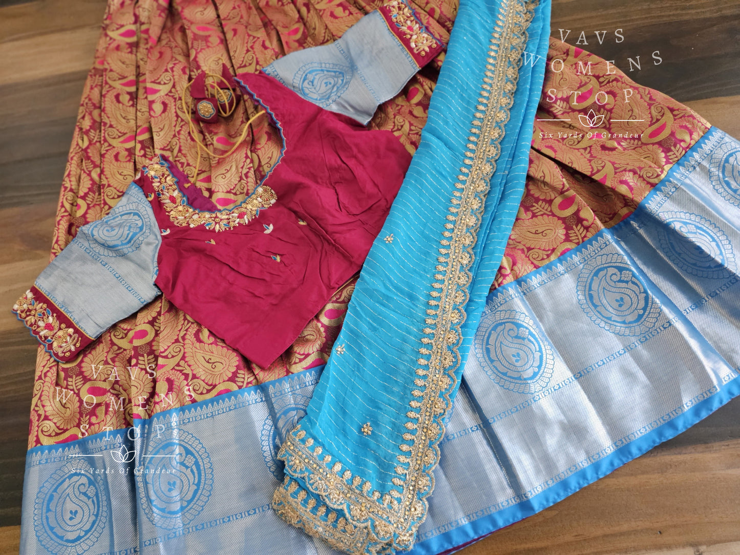 Traditional Half Saree Set