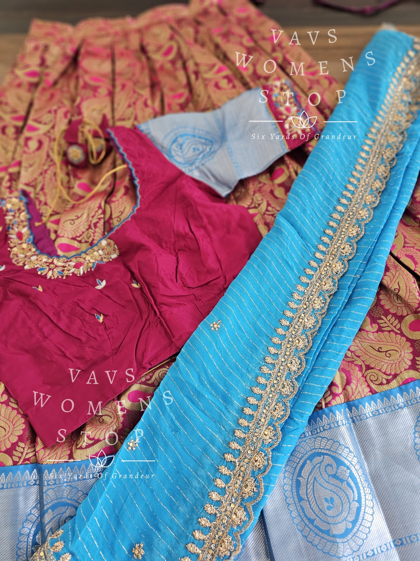 Traditional Half Saree Set