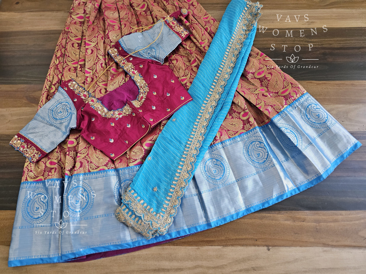 Traditional Half Saree Set