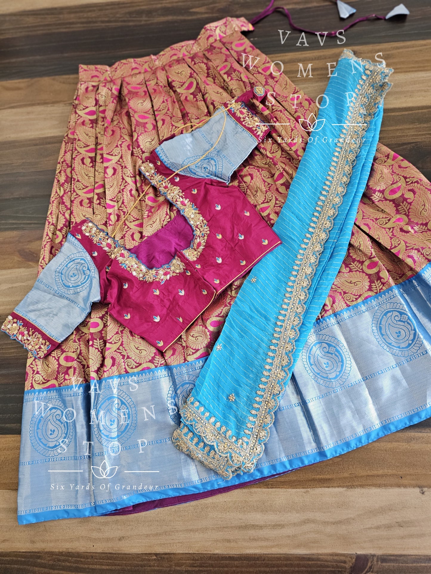 Traditional Half Saree Set