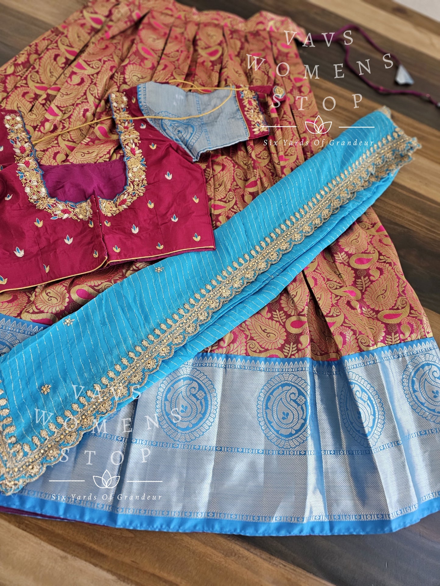 Traditional Half Saree Set