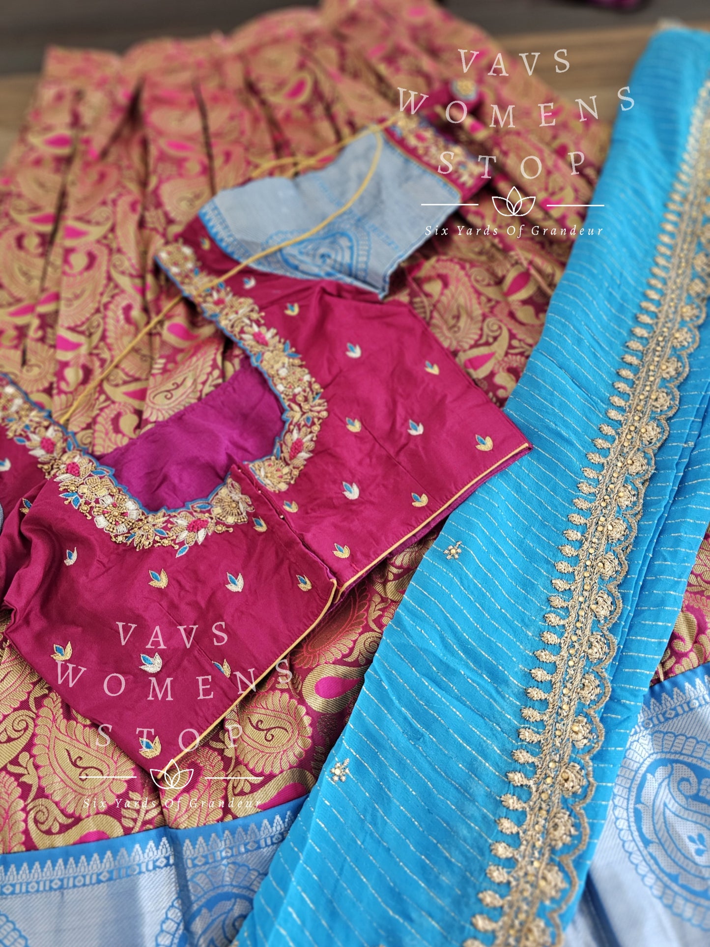 Traditional Half Saree Set