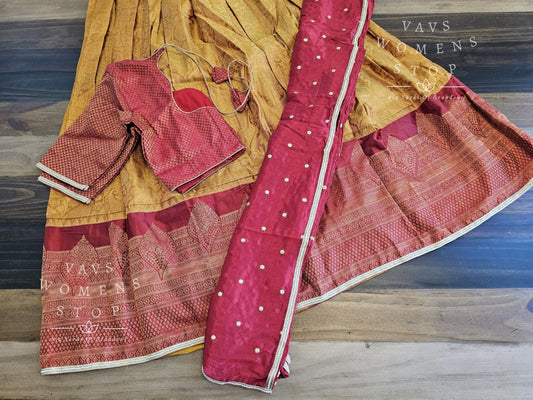 Traditional Half Saree Set