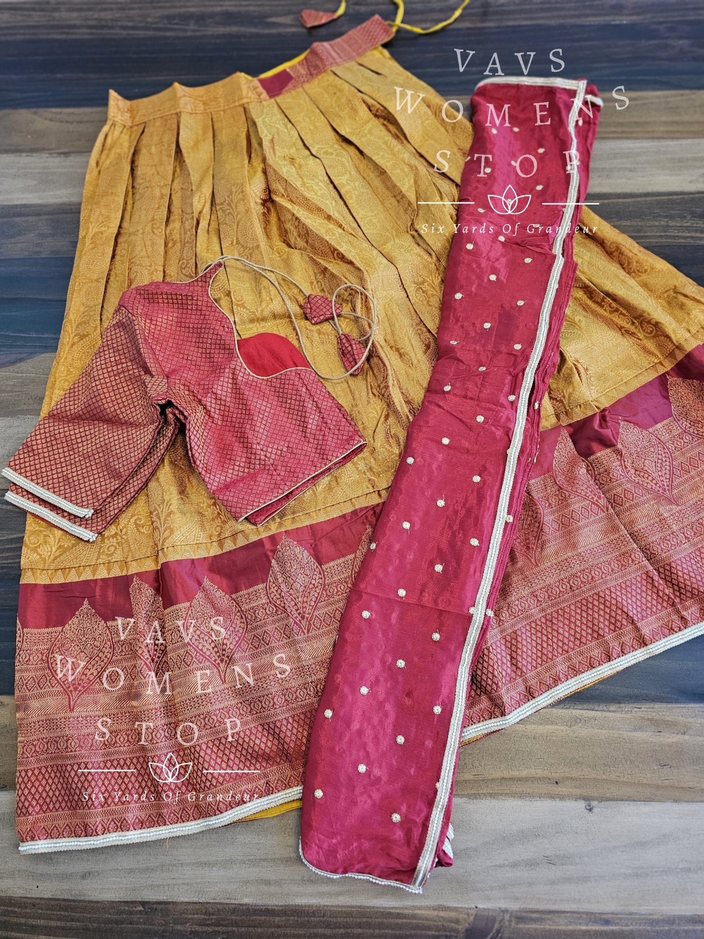 Traditional Half Saree Set